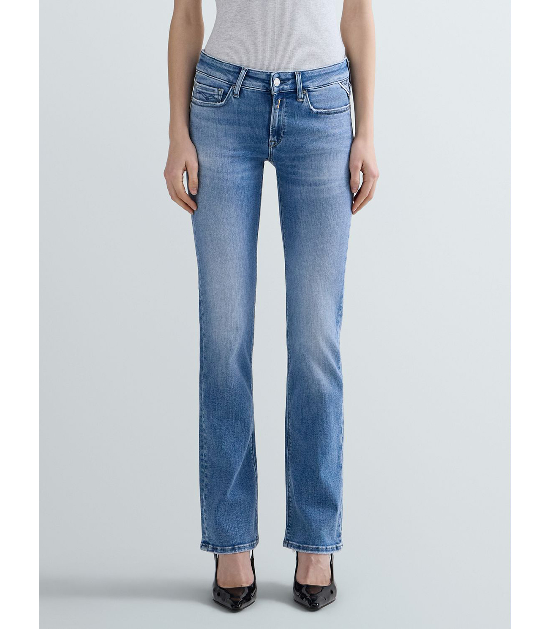 ブーツカットNEW LUZ FLARED モダールストレッチデニム